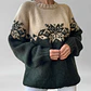 SWEATER JAQCUARD LANA J.CREW | L - Miniatura 1