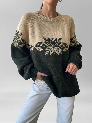 SWEATER JAQCUARD LANA J.CREW | L