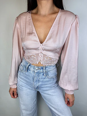 BLUSA ROSADA | M