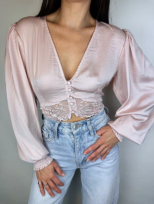 BLUSA ROSADA | M
