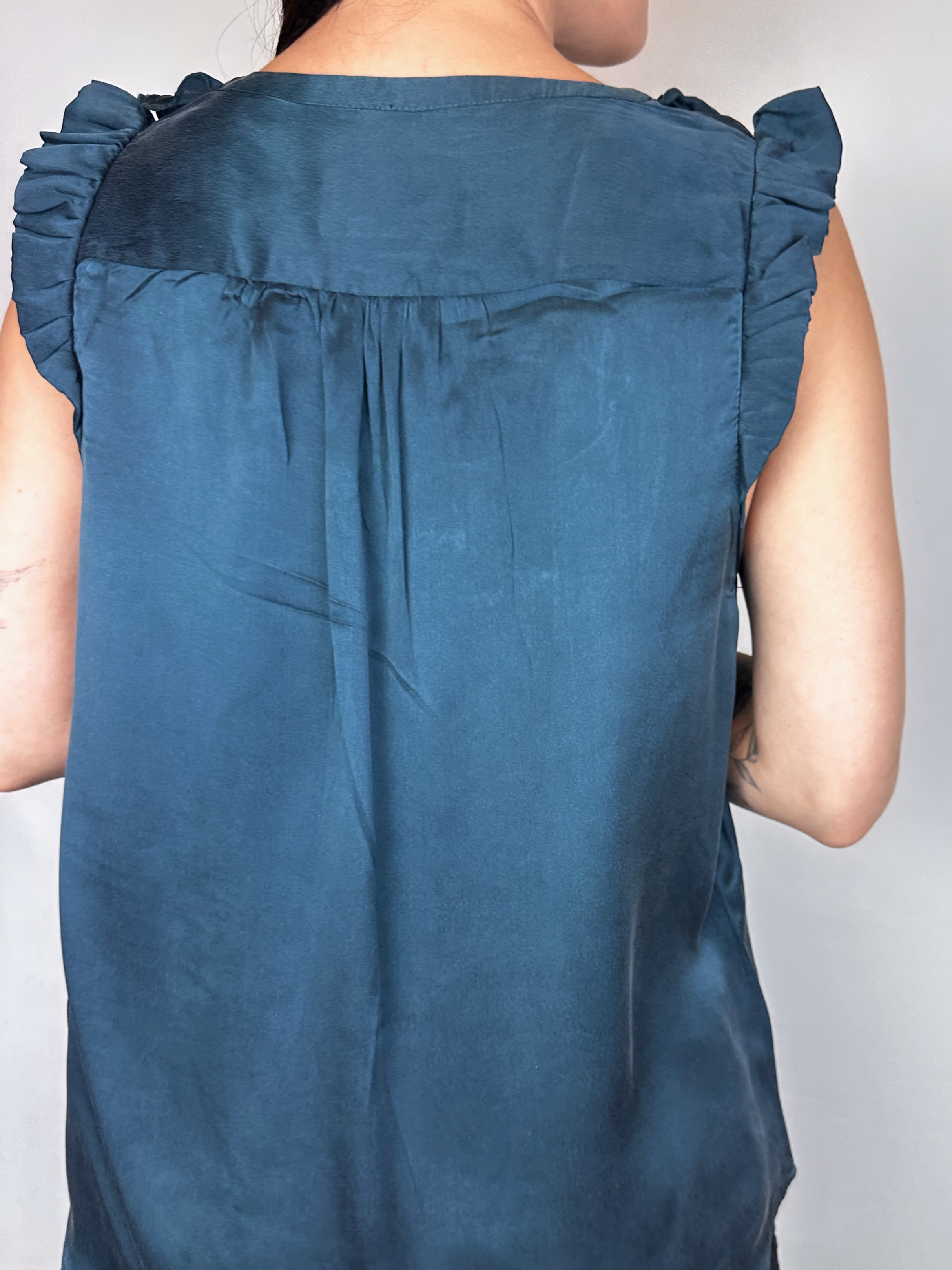 POLERA SEDA | ANTHROPOLOGIE | XS 3