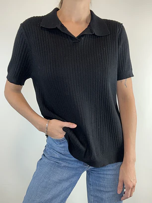 TOP NEGRO HILO | L