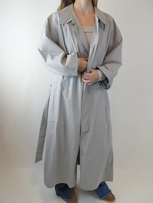 TRENCH GRIS UNISEX | XL-3XL