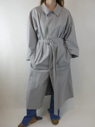 TRENCH GRIS UNISEX | XL-3XL