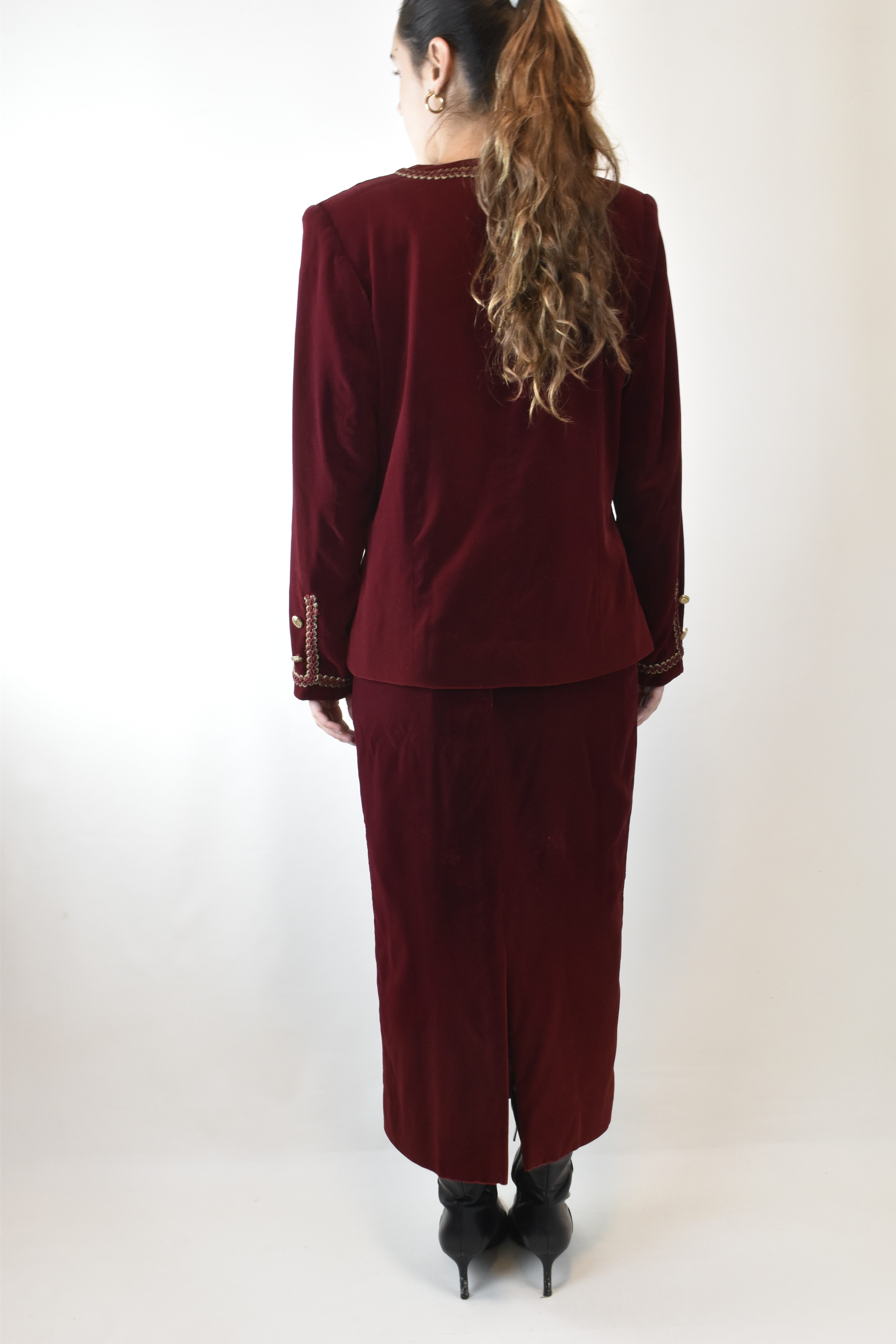 CONJUNTO VELVET ROJO | S 5