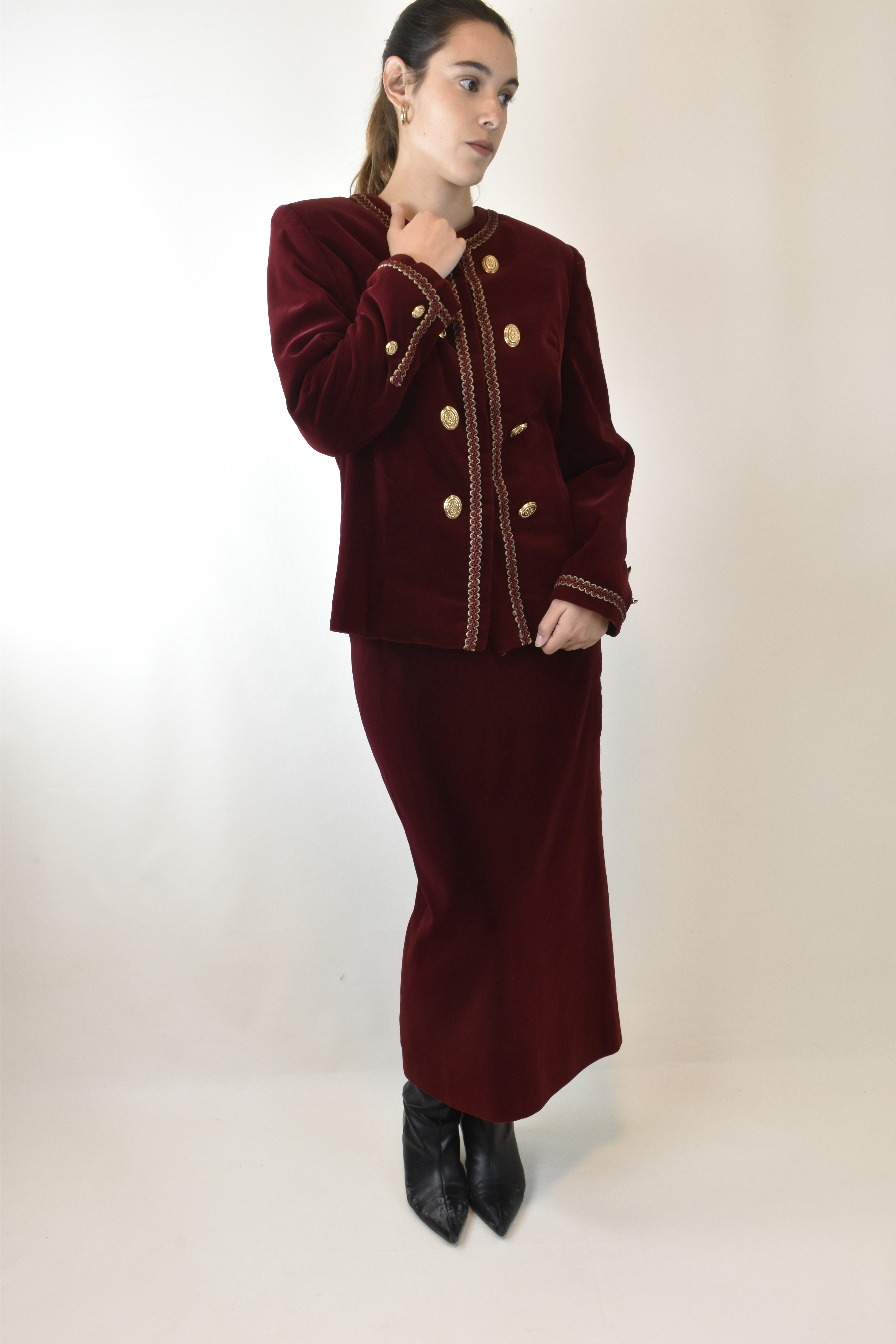 CONJUNTO VELVET ROJO | S 8