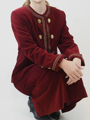 CONJUNTO VELVET ROJO | S
