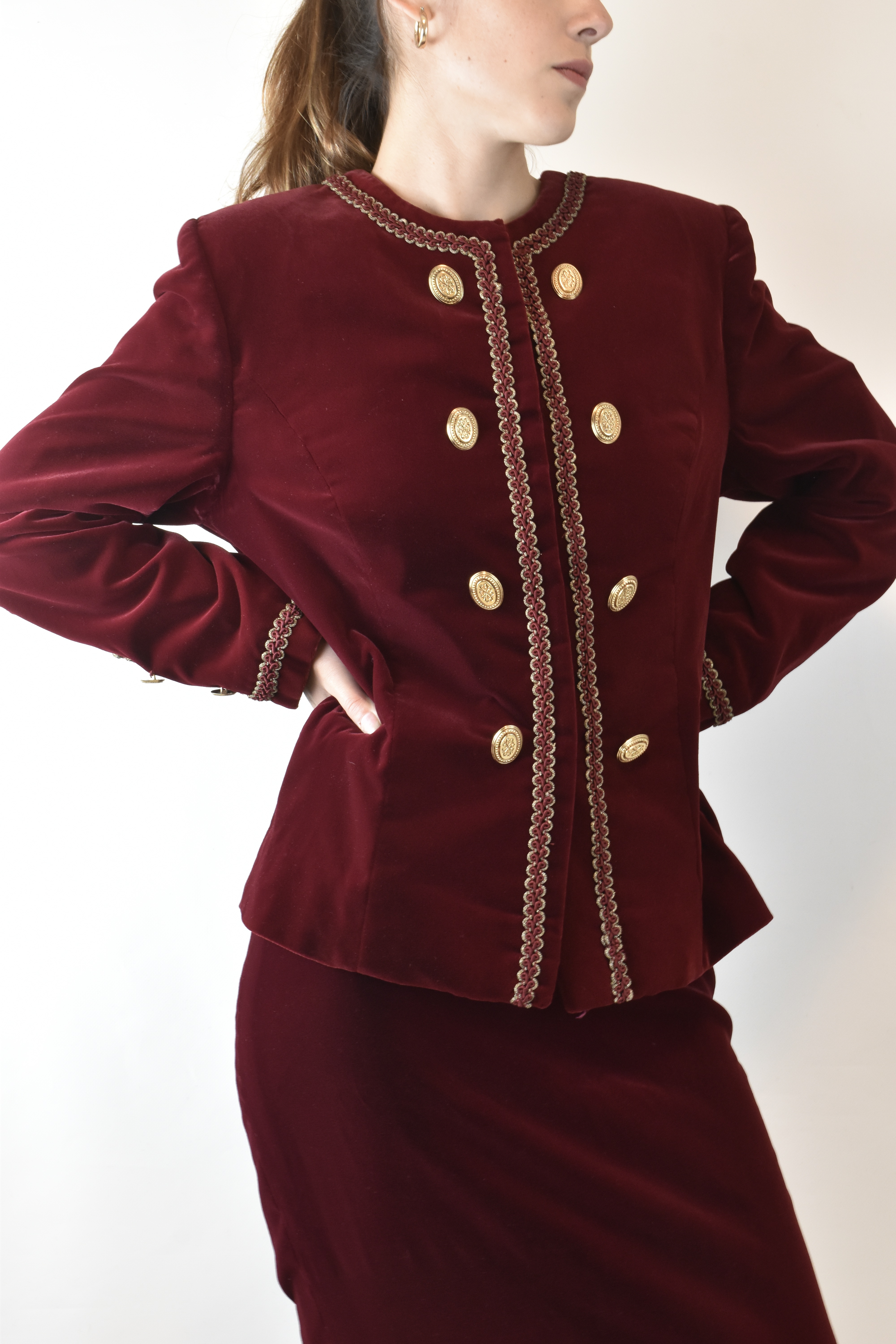 CONJUNTO VELVET ROJO | S 10