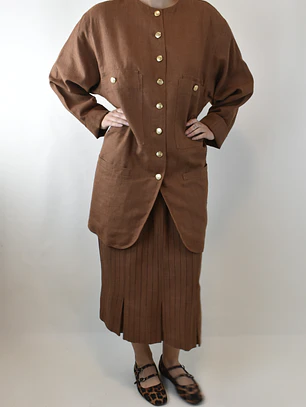 CONJUNTO LINO CAFÉ | L