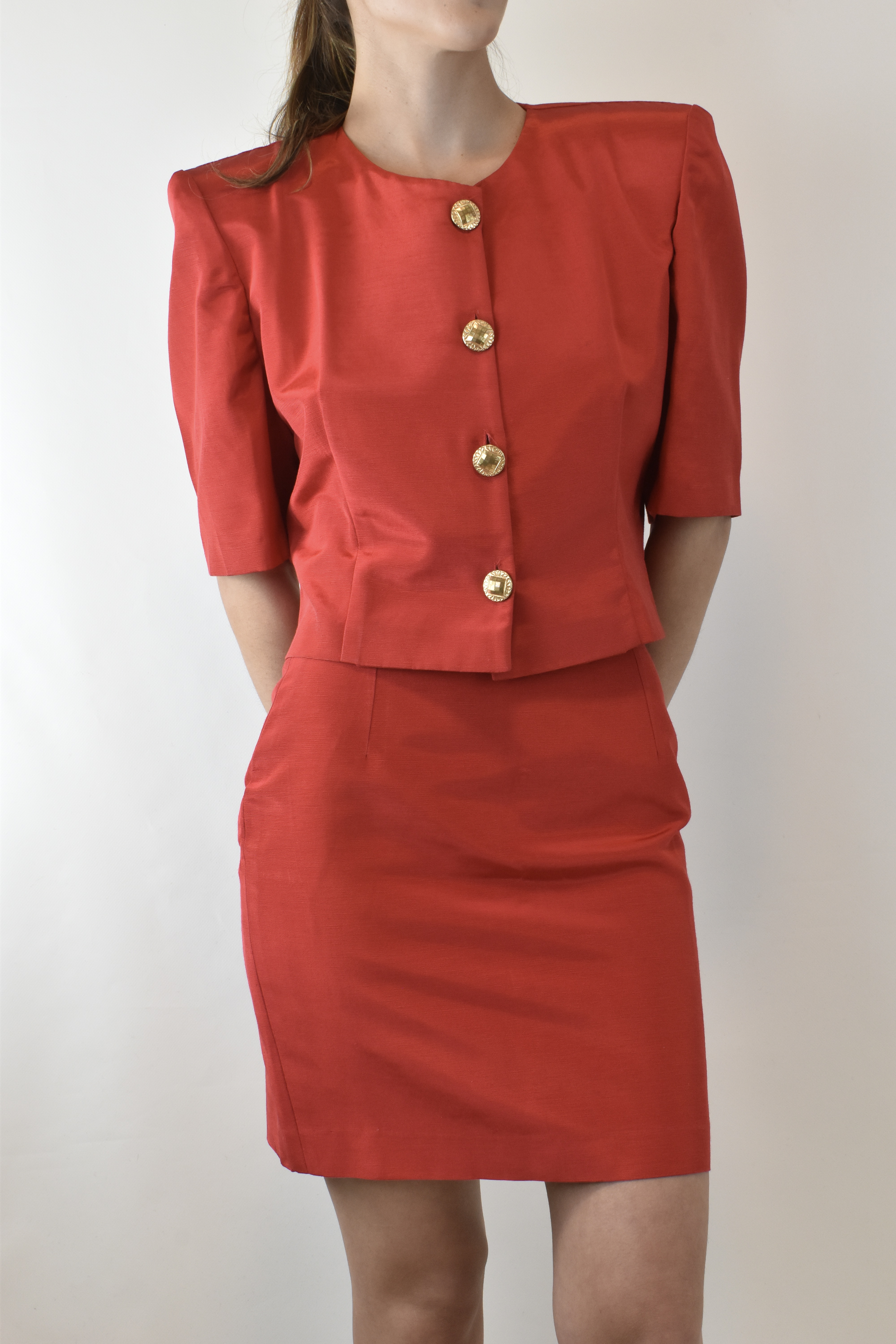CONJUNTO VINTAGE ROJO | S 1