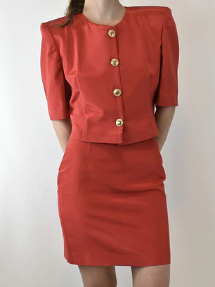 CONJUNTO VINTAGE ROJO | S