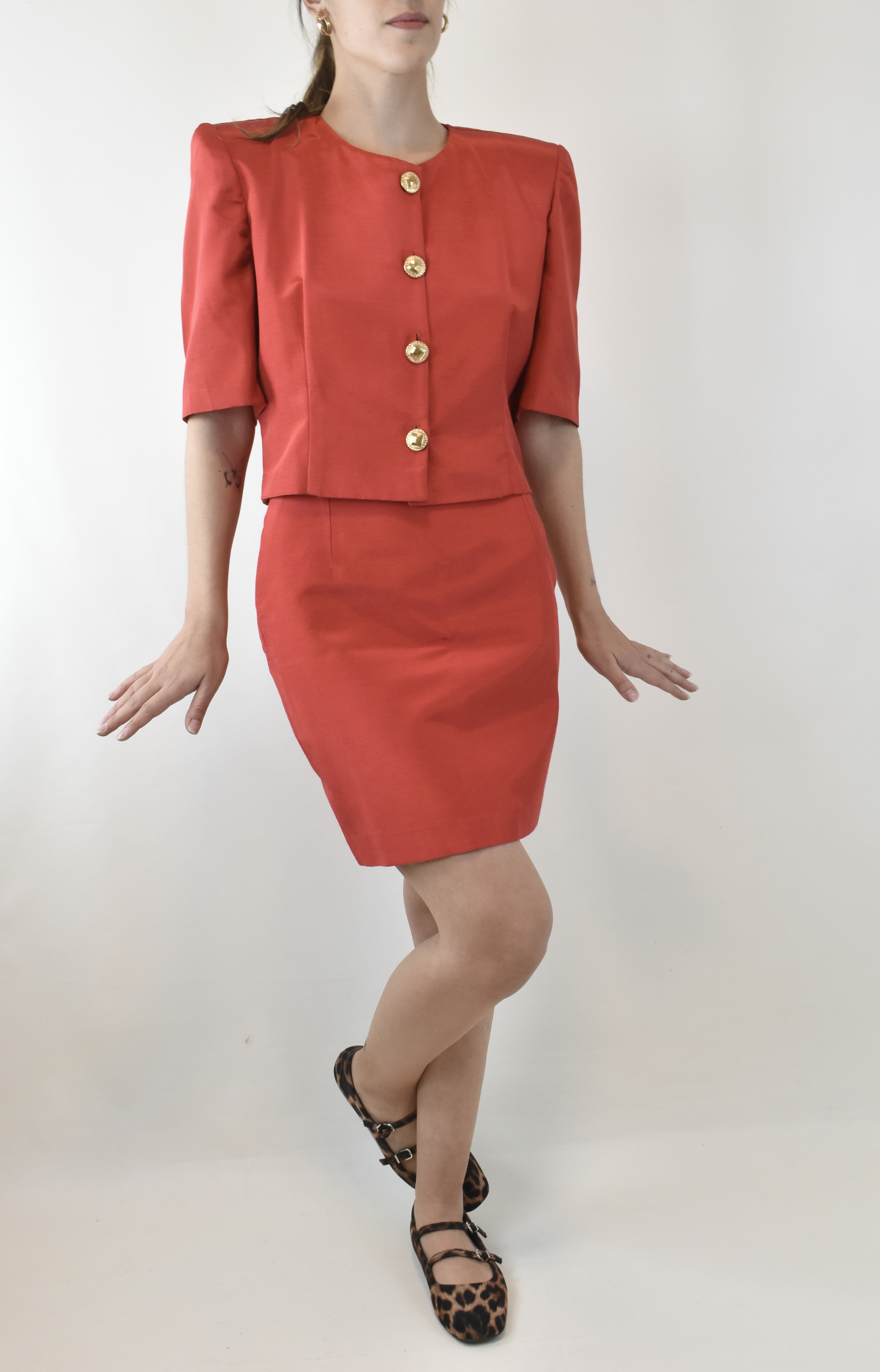 CONJUNTO VINTAGE ROJO | S 2