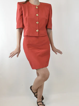 CONJUNTO VINTAGE ROJO | S
