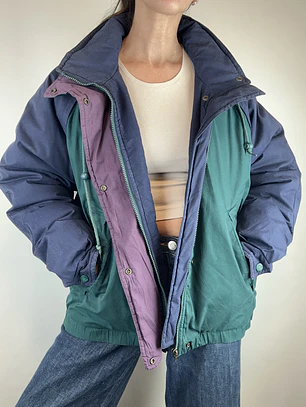 PARKA VINTAGE DE PLUMA DE GANSO | L-XL