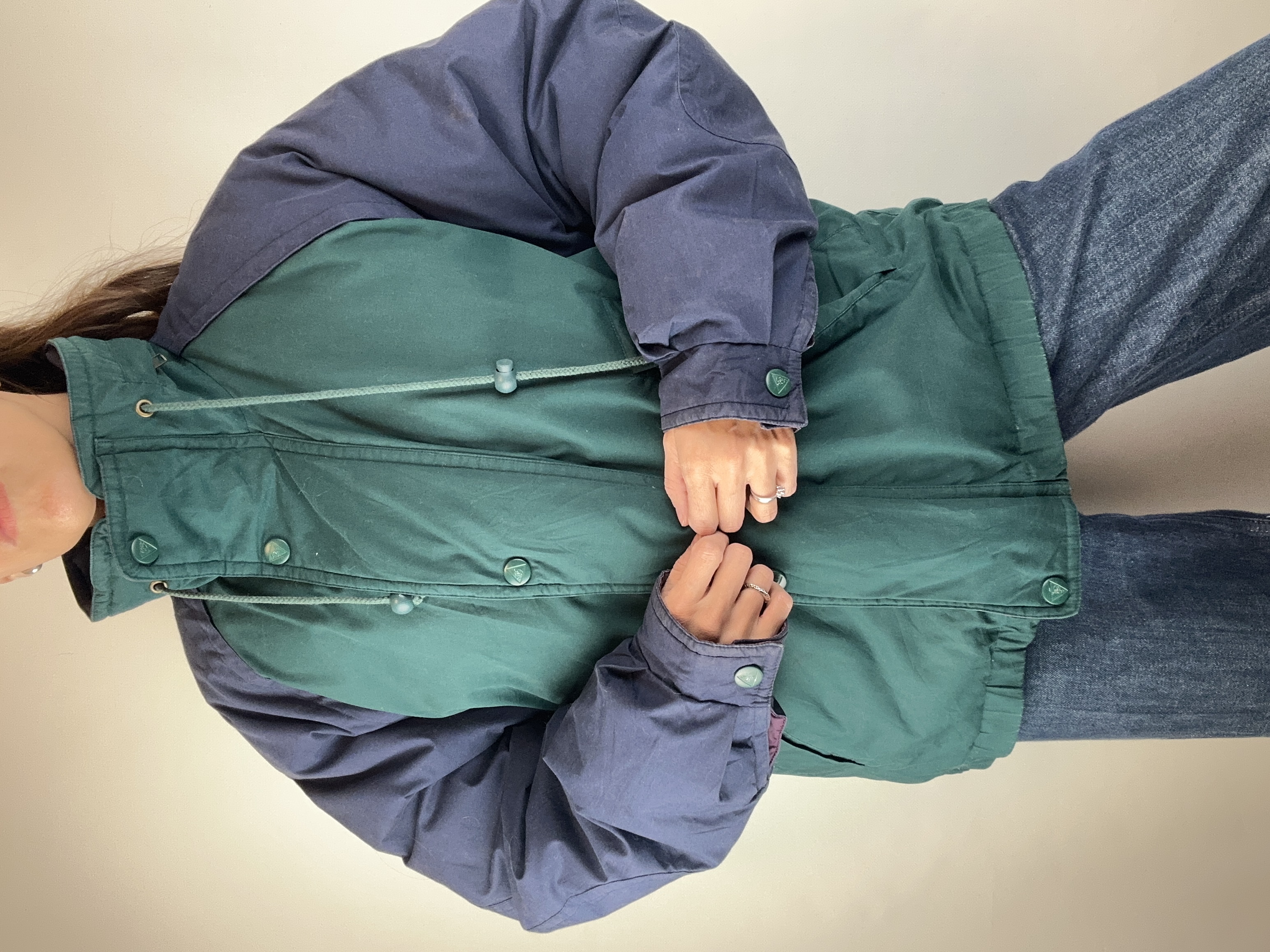 PARKA VINTAGE DE PLUMA DE GANSO | L-XL 1