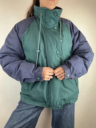 PARKA VINTAGE DE PLUMA DE GANSO | L-XL