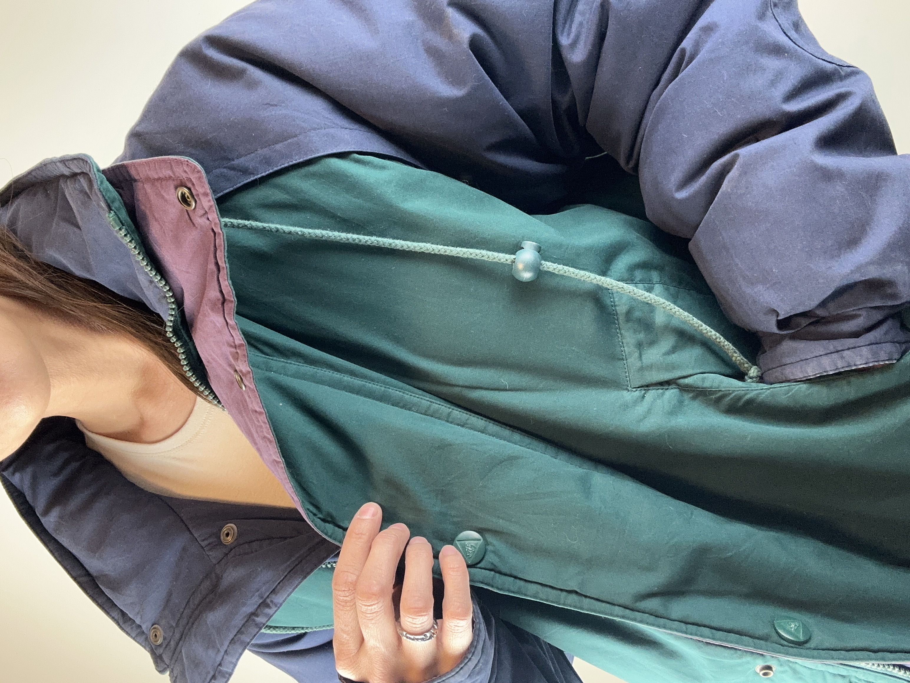 PARKA VINTAGE DE PLUMA DE GANSO | L-XL 3