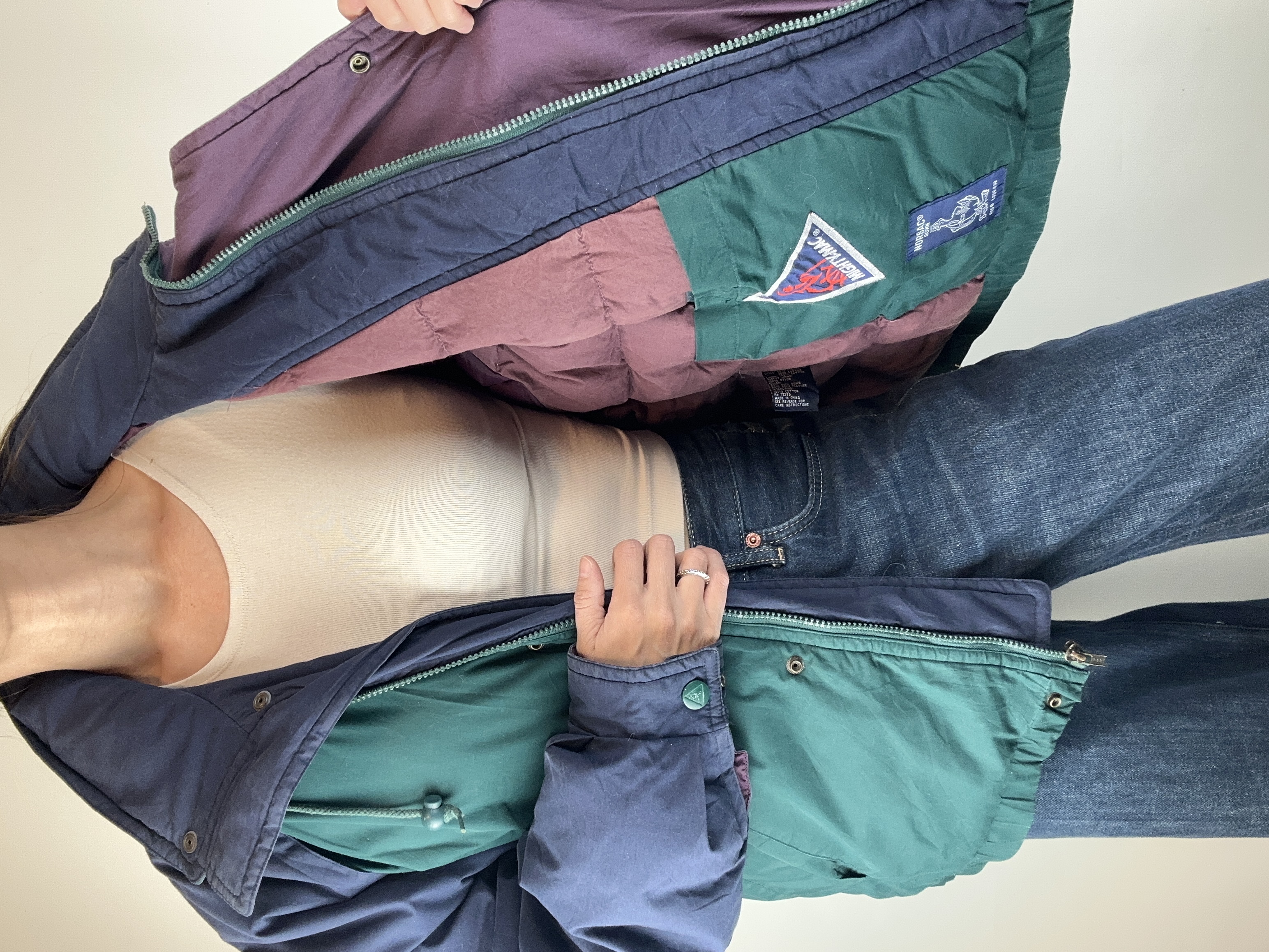 PARKA VINTAGE DE PLUMA DE GANSO | L-XL 7