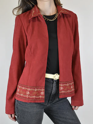 CHAQUETA BORDADA | S