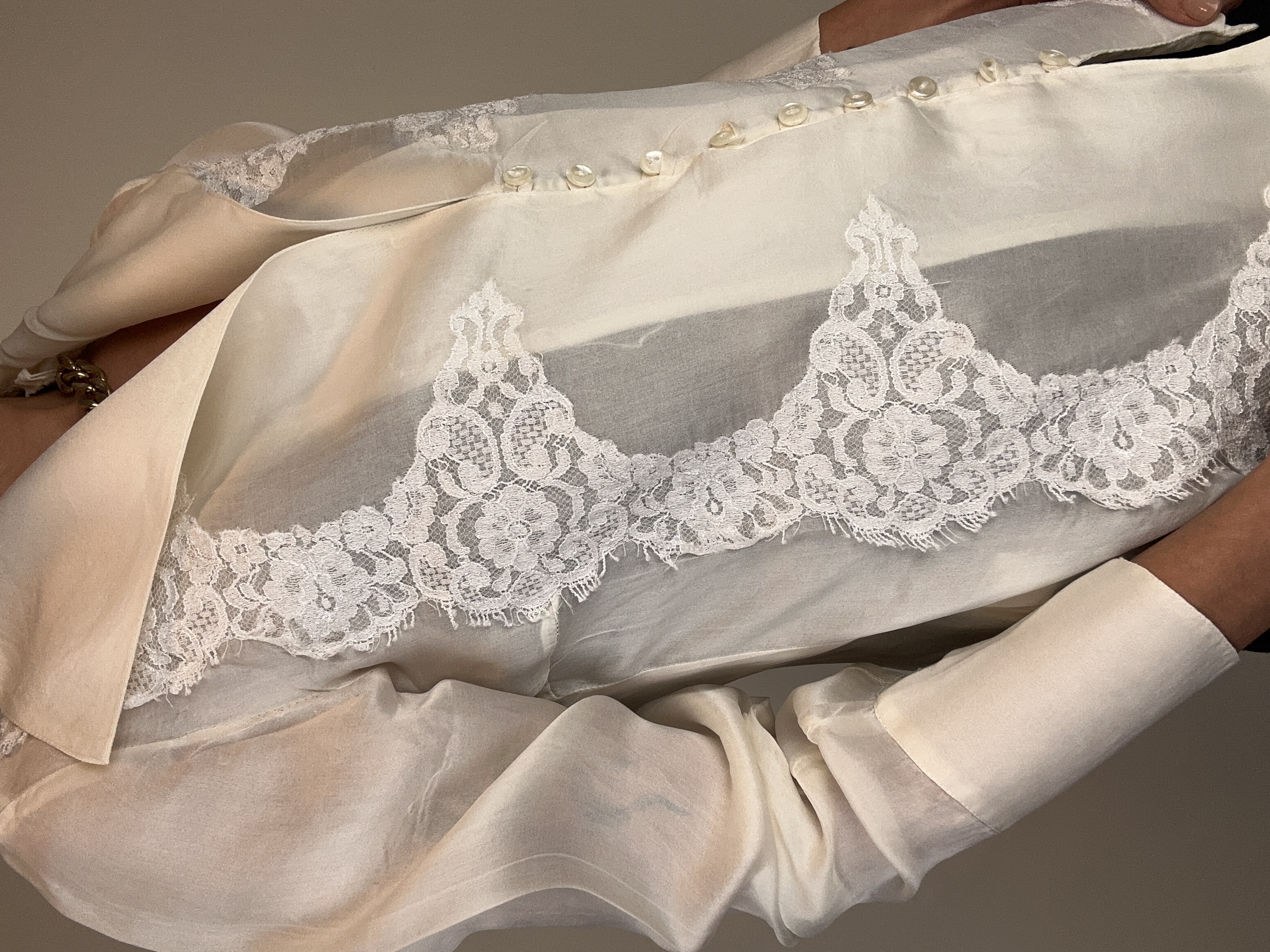 BLUSA VINTAGE SEDA | CHRISTIAN LACROIX |  S 4