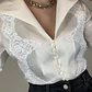 BLUSA VINTAGE SEDA | CHRISTIAN LACROIX |  S - Miniatura 1