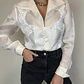BLUSA VINTAGE SEDA | CHRISTIAN LACROIX |  S - Miniatura 8