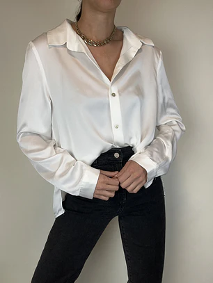 BLUSA SATINADA | L