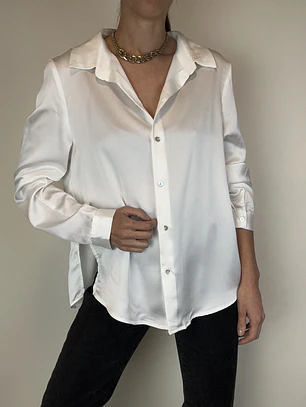 BLUSA SATINADA | L