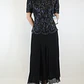 VESTIDO SEDA VINTAGE HECHO A MANO I M - Miniatura 3