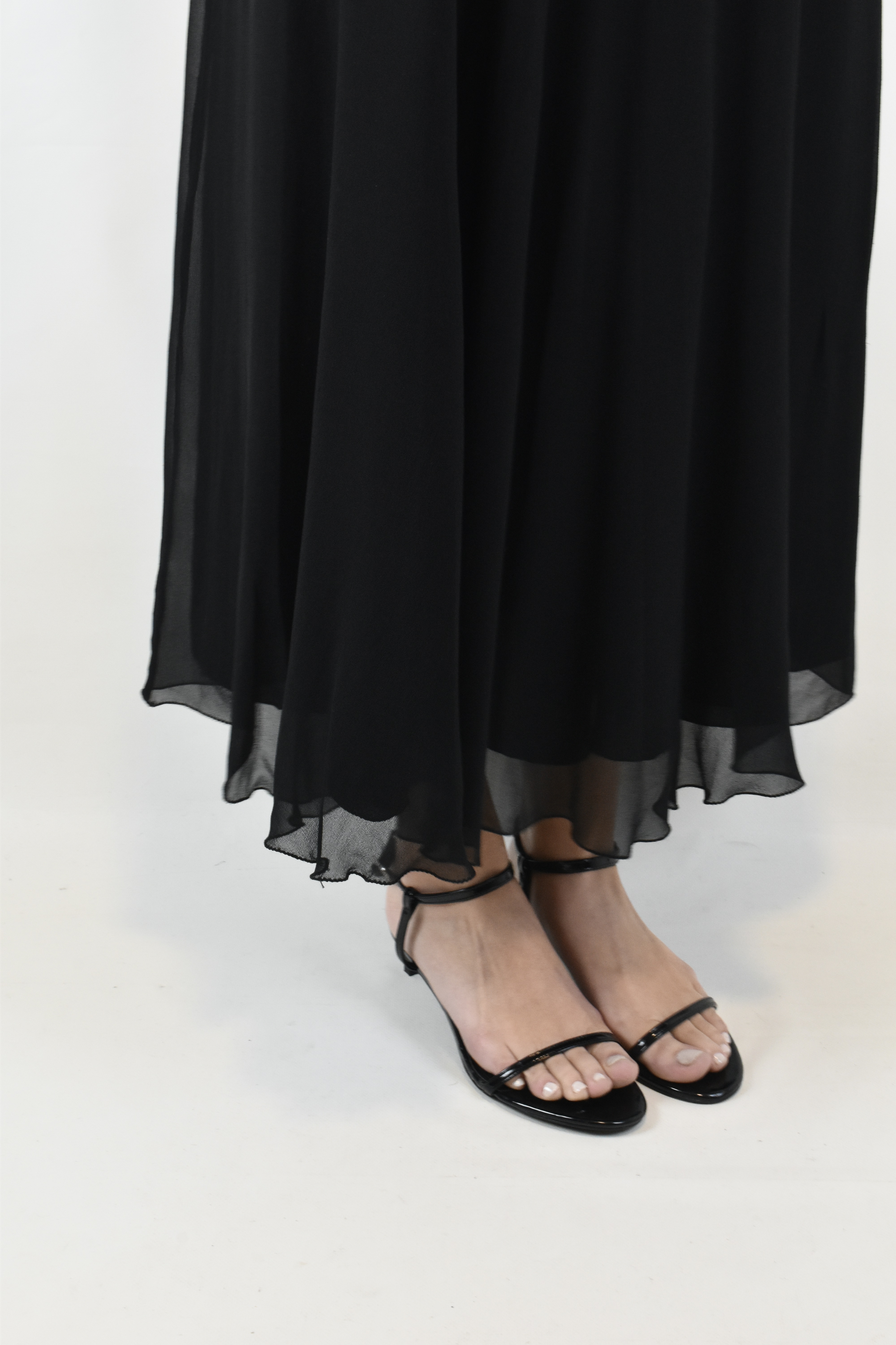 VESTIDO SEDA VINTAGE HECHO A MANO I M 6