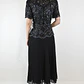 VESTIDO SEDA VINTAGE HECHO A MANO I M - Miniatura 12