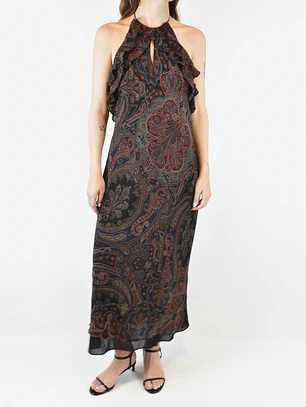 VESTIDO RALPH LAUREN | SEDA | M-L