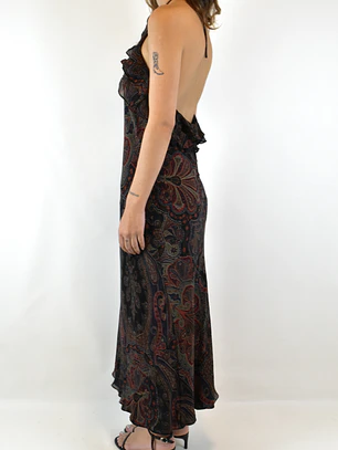 VESTIDO RALPH LAUREN | SEDA | M-L