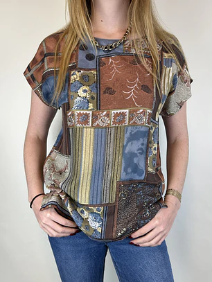 POLERA SEDA VINTAGE | M-L 