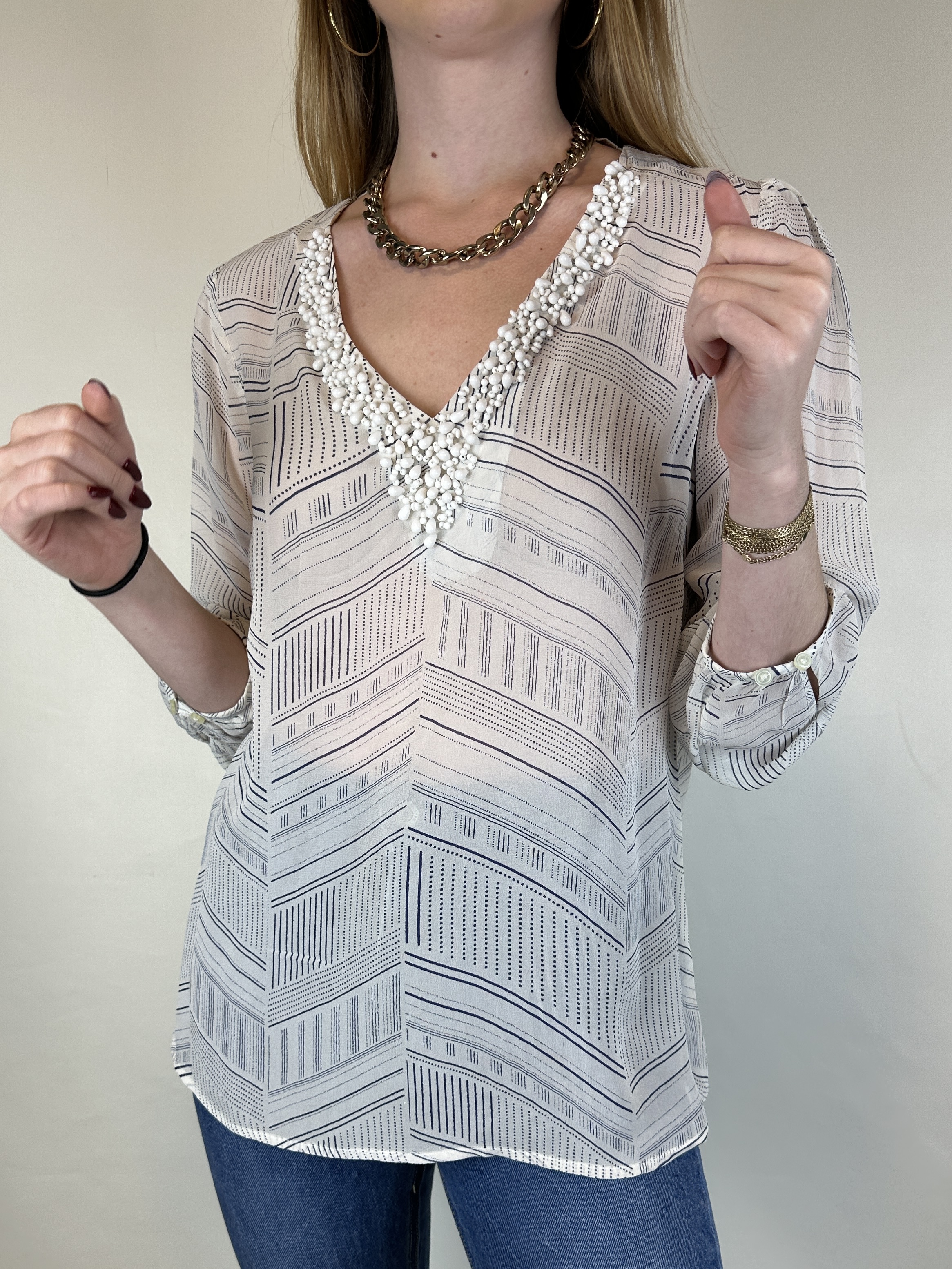 BLUSA SEDA | BANANA REPUBLIC | M-L 2