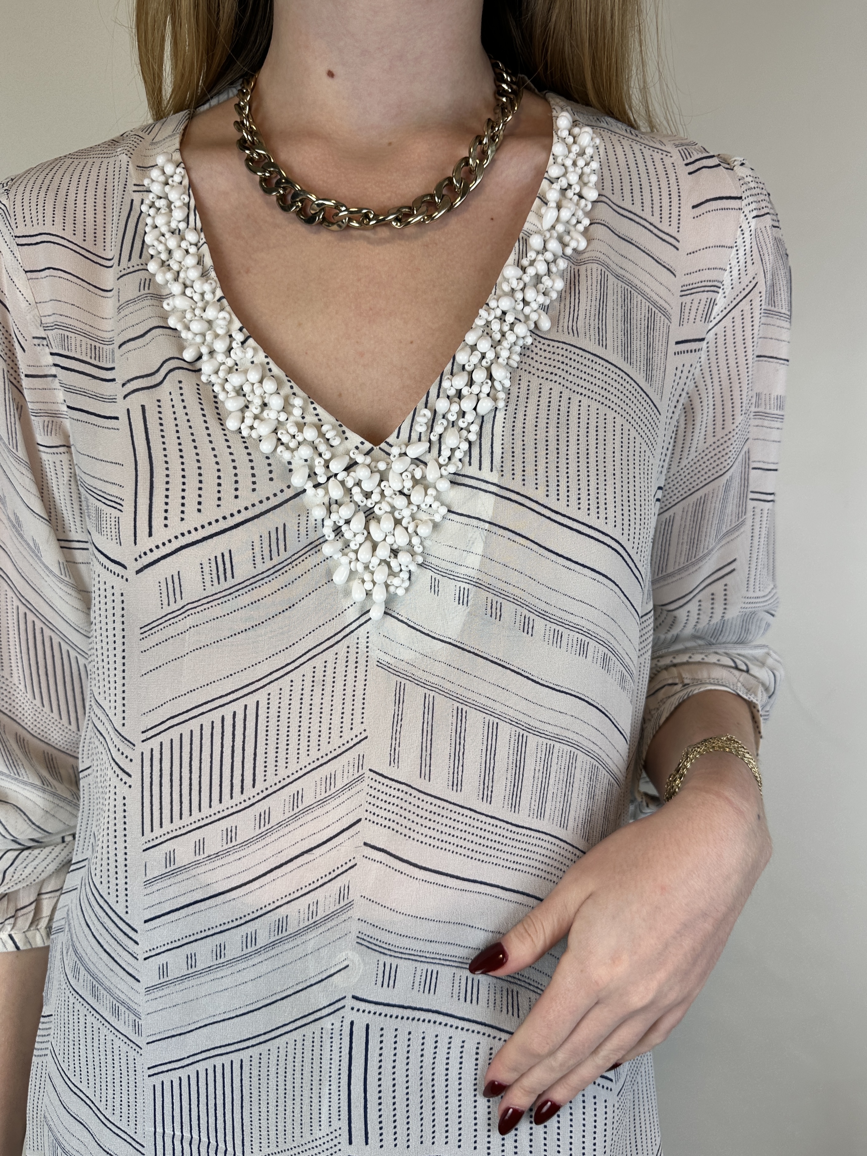 BLUSA SEDA | BANANA REPUBLIC | M-L 3