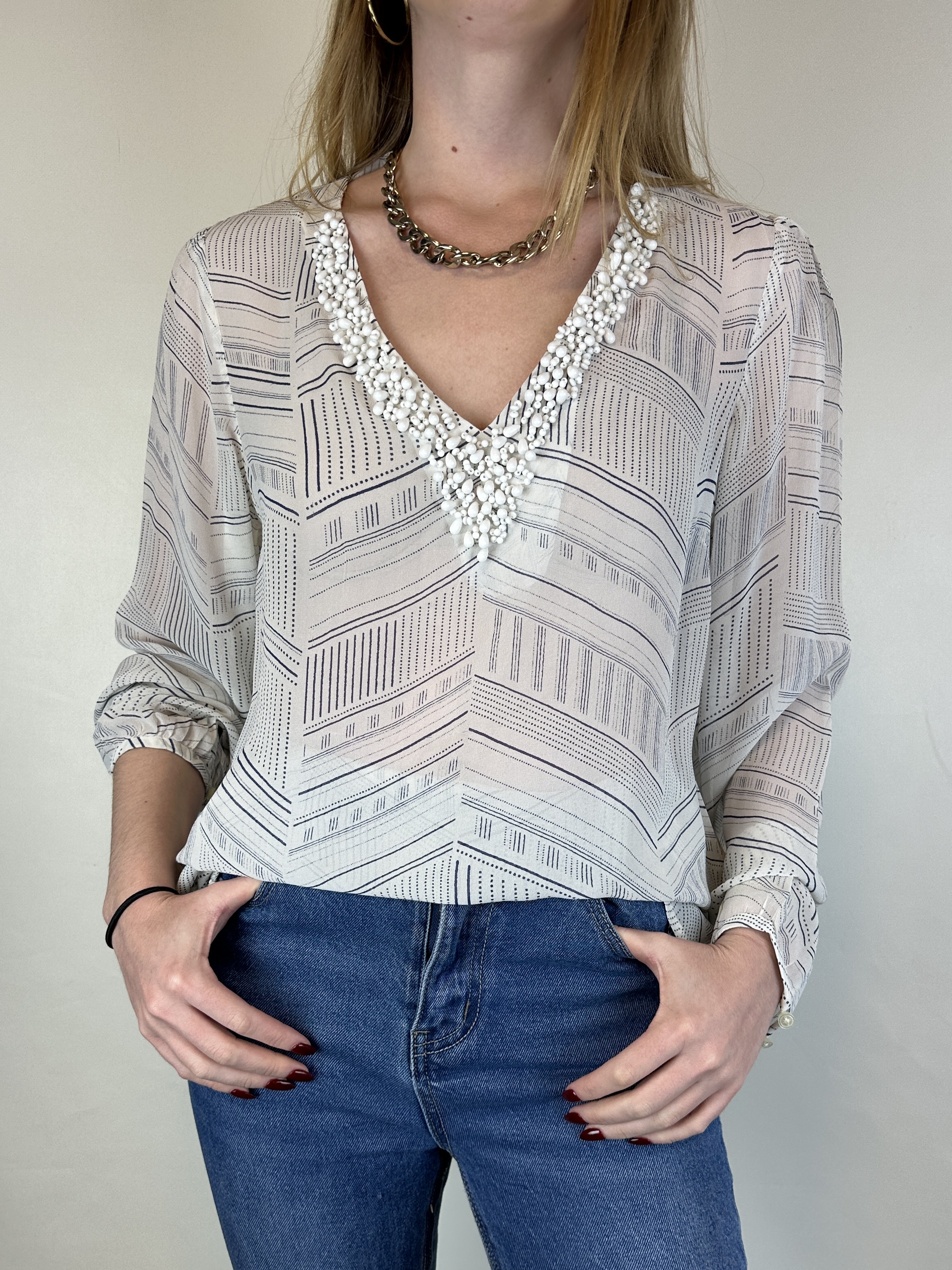 BLUSA SEDA | BANANA REPUBLIC | M-L 1