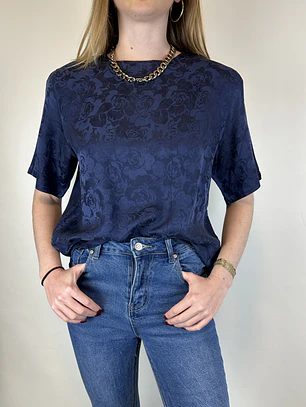 POLERA VINTAGE | SEDA | L