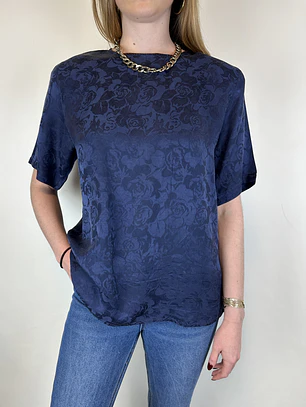 POLERA VINTAGE | SEDA | L