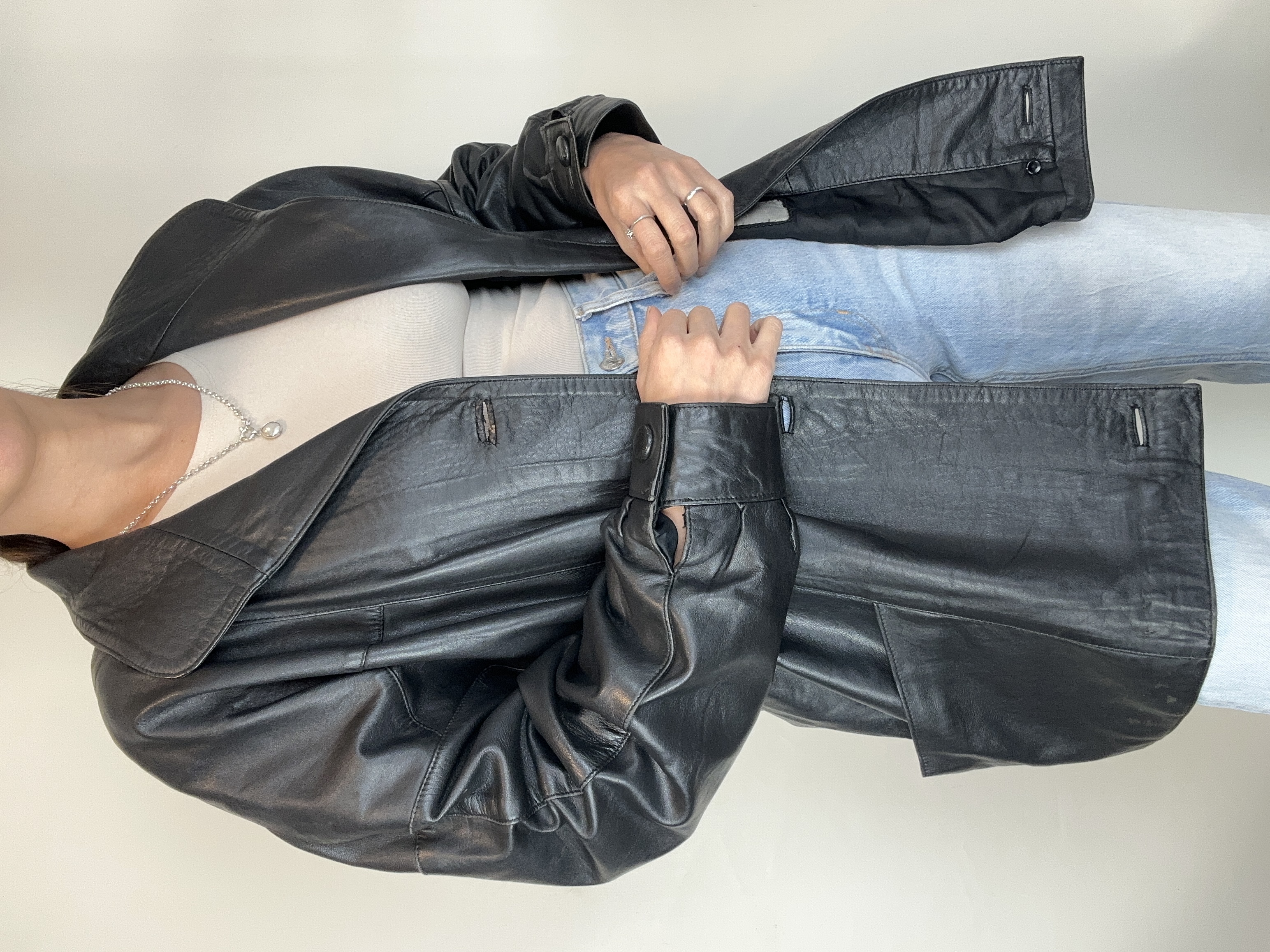 CHAQUETA CUERO VINTAGE I L-2XL 1