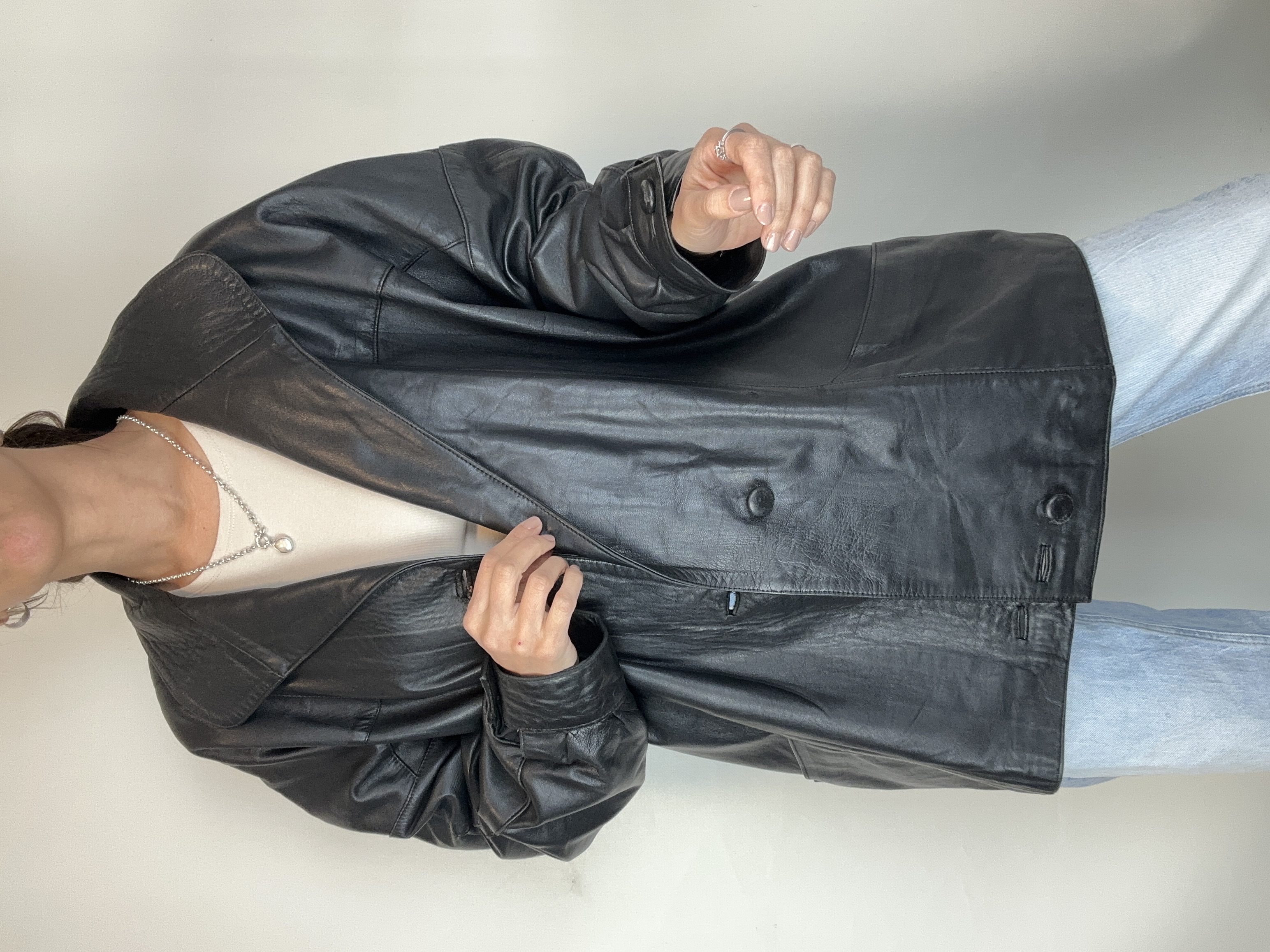 CHAQUETA CUERO VINTAGE I L-2XL 2