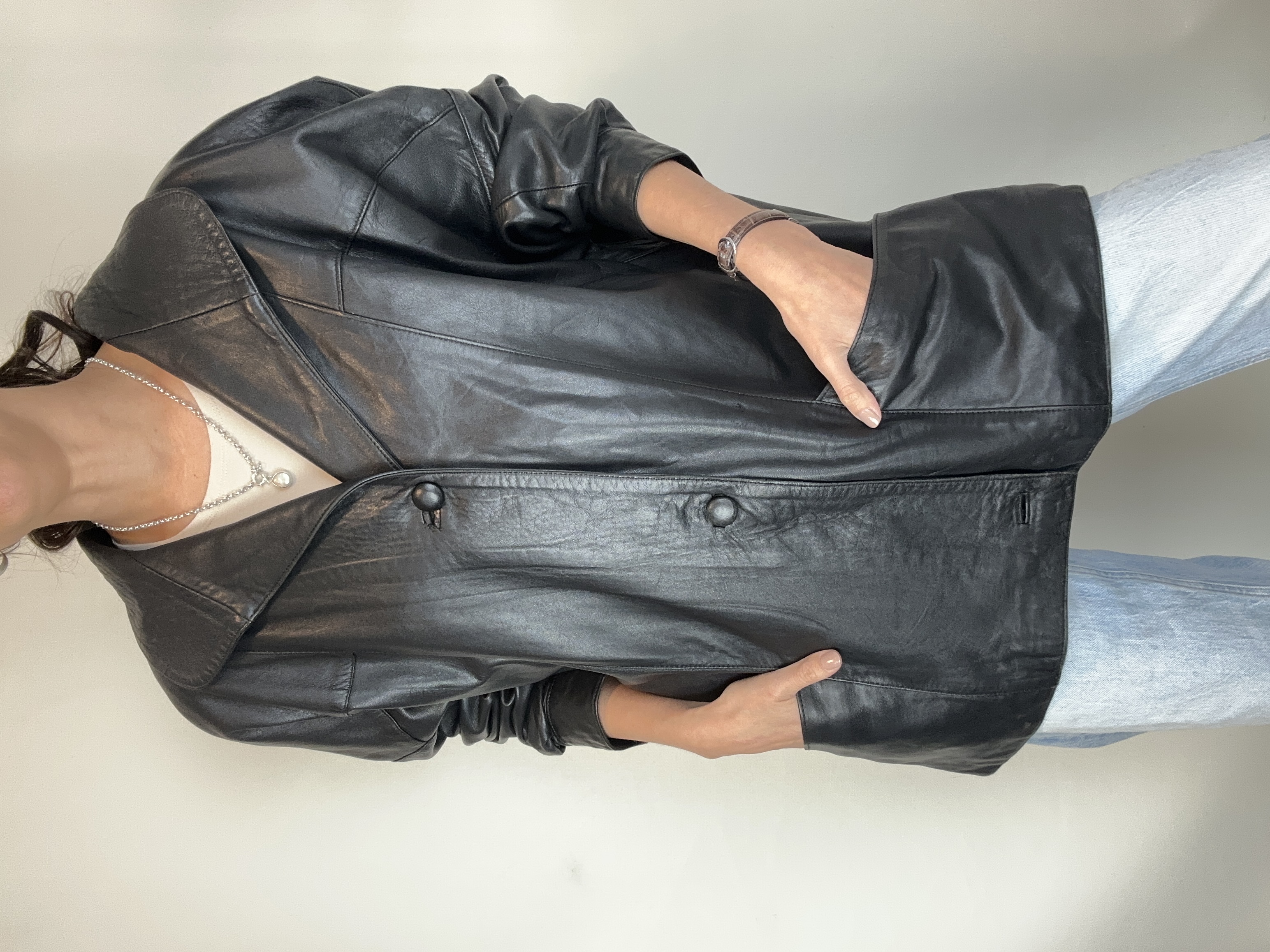 CHAQUETA CUERO VINTAGE I L-2XL 7