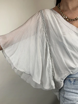 BLUSA SEDA | MADE IN ITALY | S-M