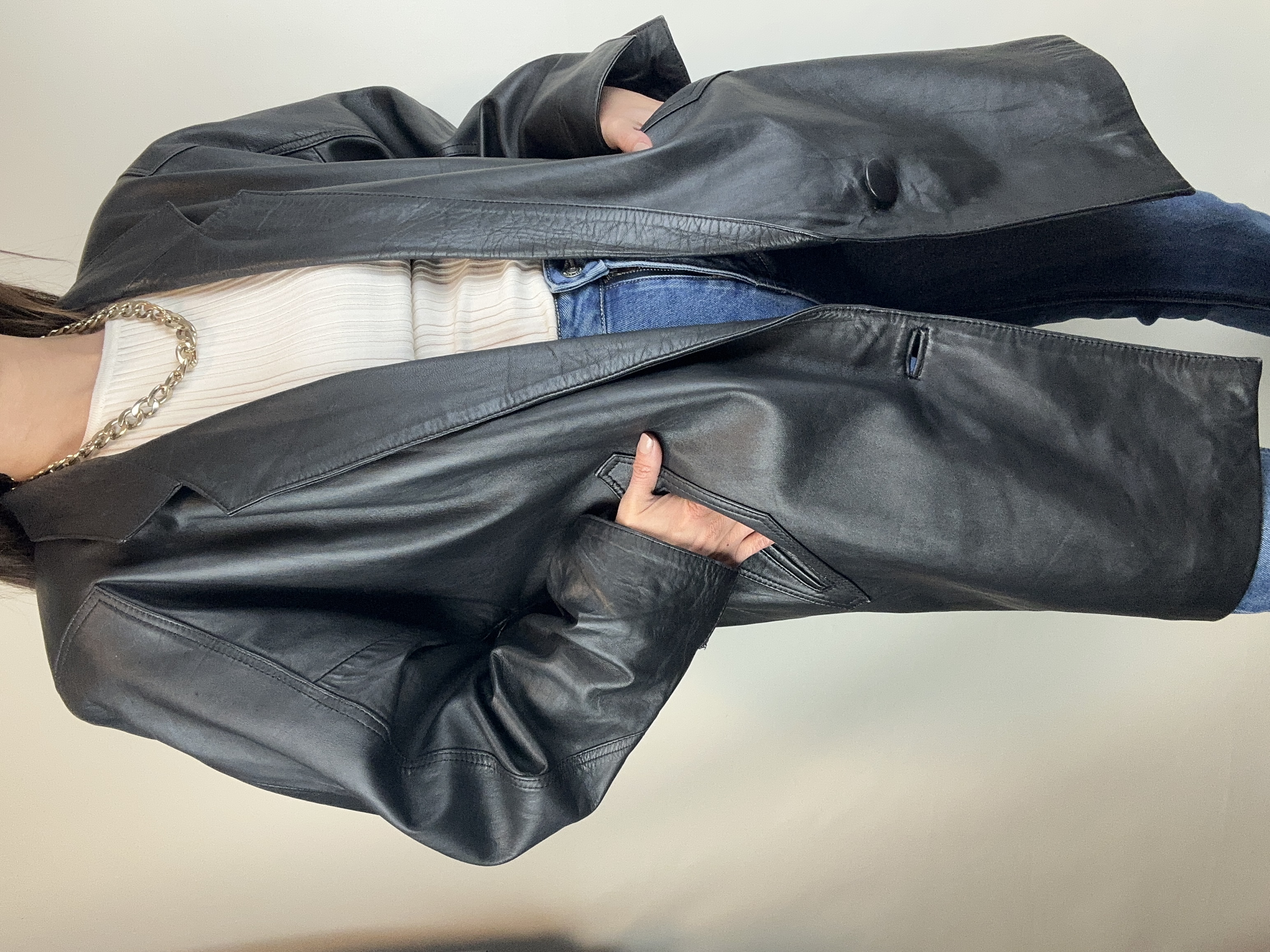 CHAQUETA CUERO | L-XL 1