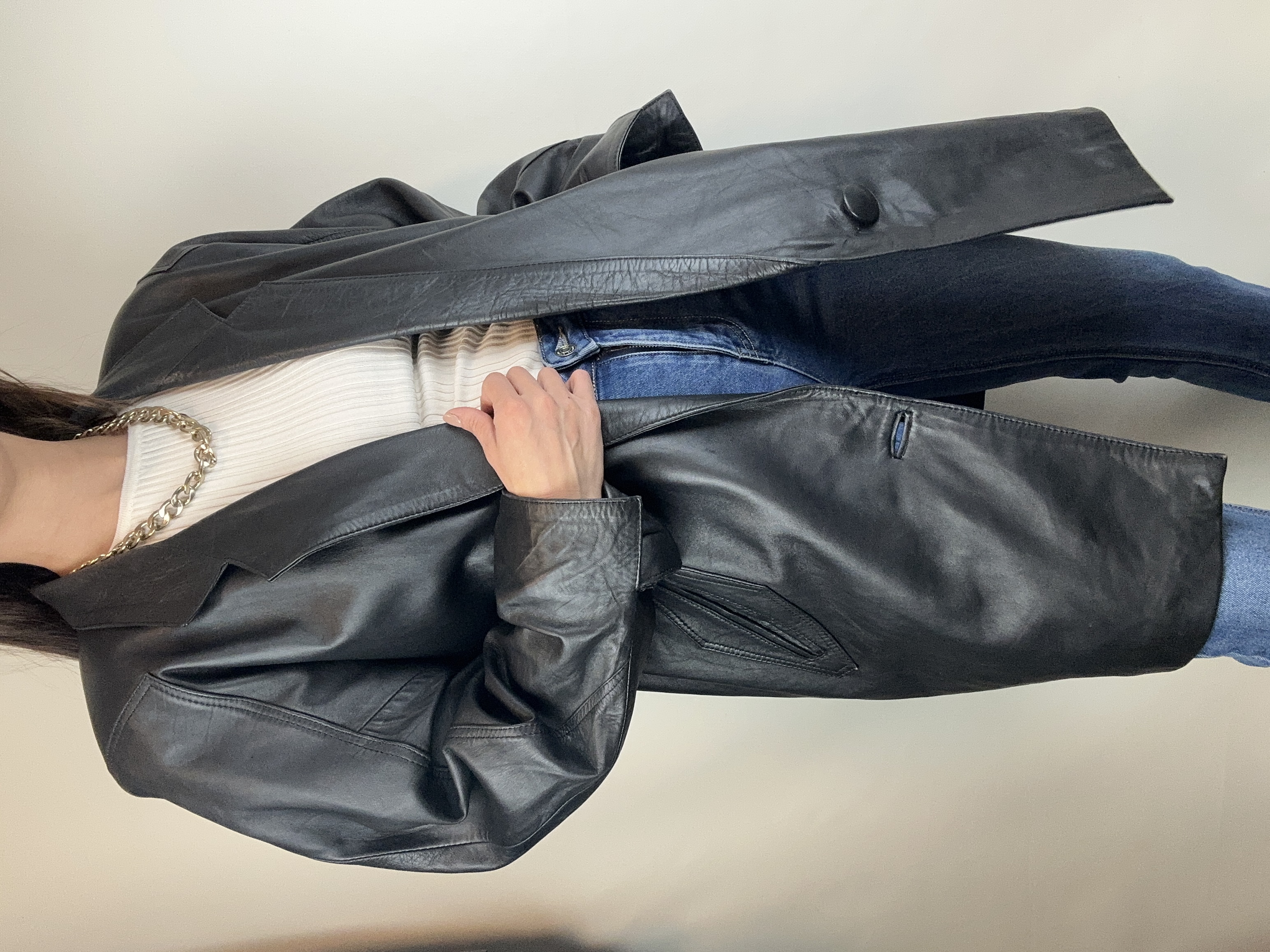 CHAQUETA CUERO | L-XL 4
