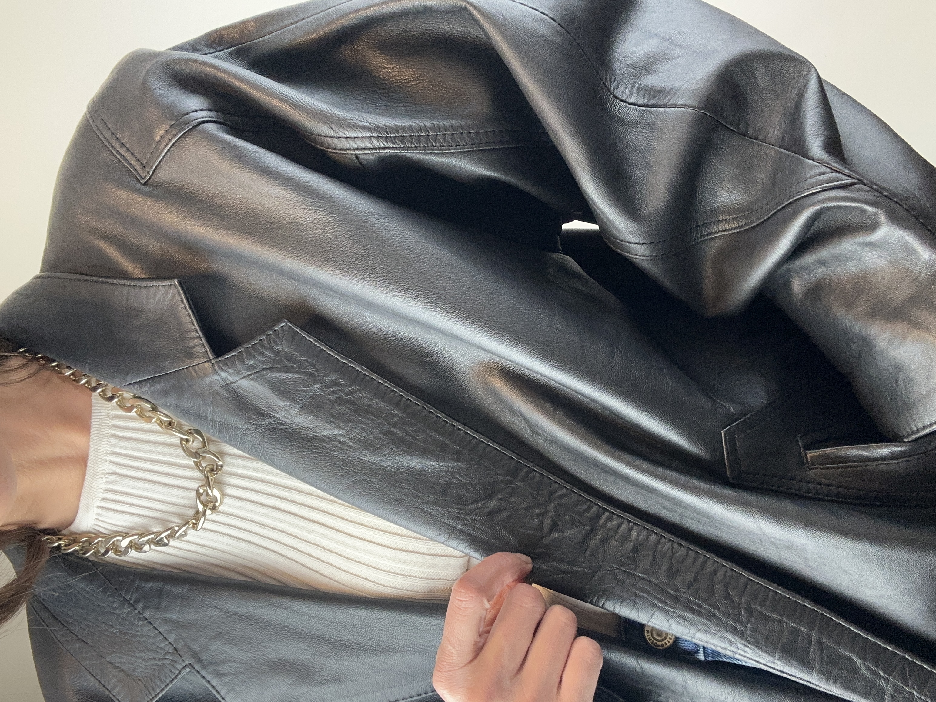 CHAQUETA CUERO | L-XL 7
