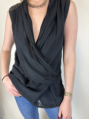 POLERA SEDA | HELMUT LANG | S-M