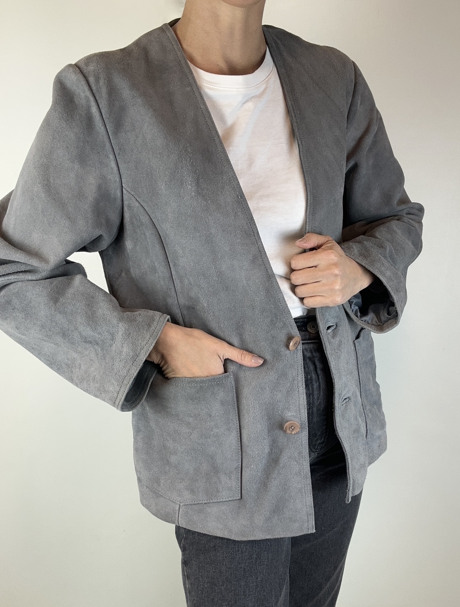 CHAQUETA | VINTAGE | GAMUZA | M-L 3