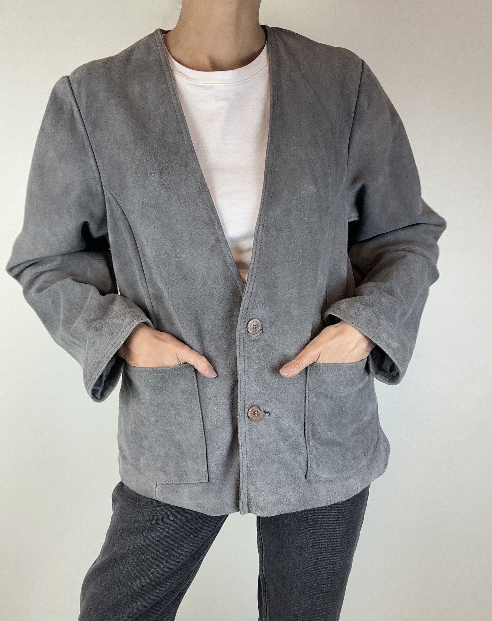 CHAQUETA | VINTAGE | GAMUZA | M-L 1