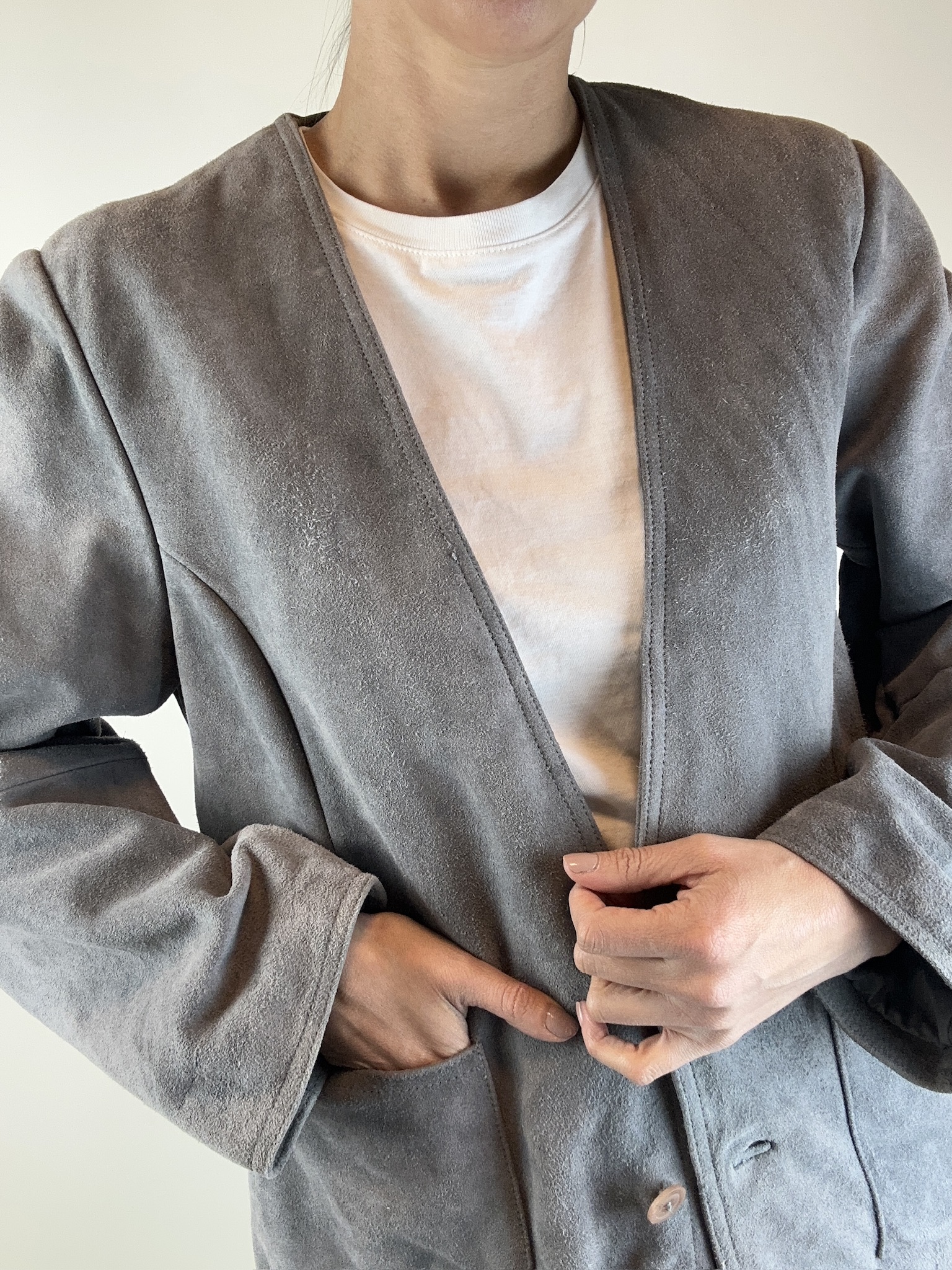 CHAQUETA | VINTAGE | GAMUZA | M-L 2